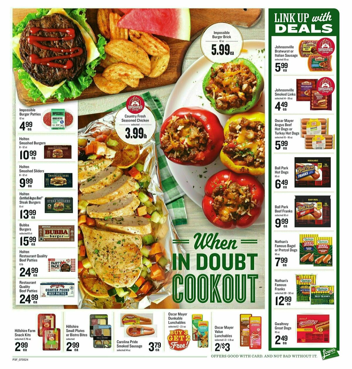 Lowes Foods Summer Grilling Weekly Ad from July 5