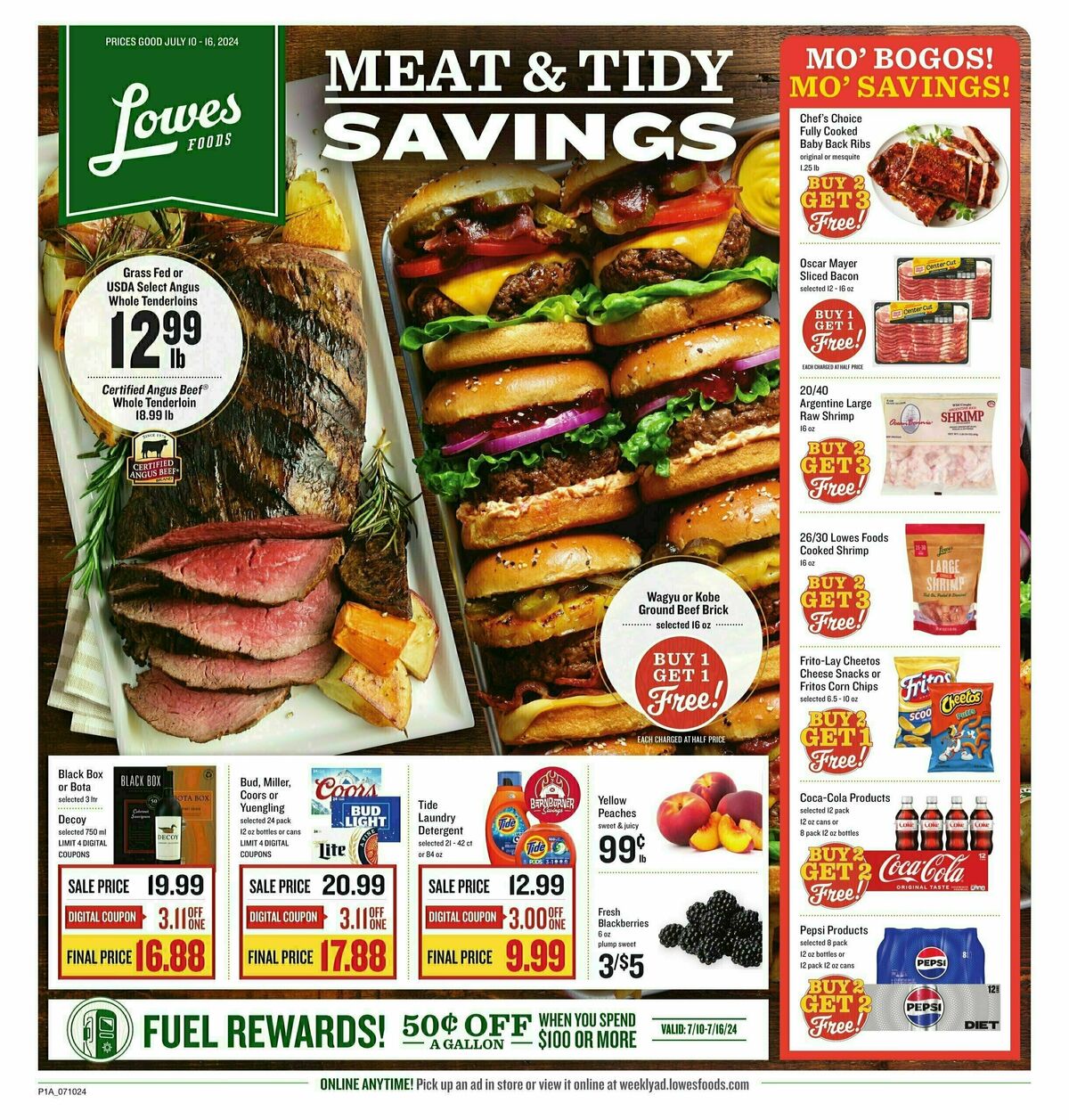 Lowes Foods Weekly Ad from July 10