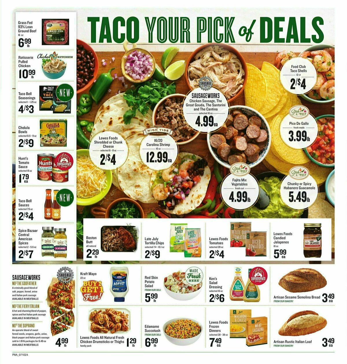 Lowes Foods Weekly Ad from July 10