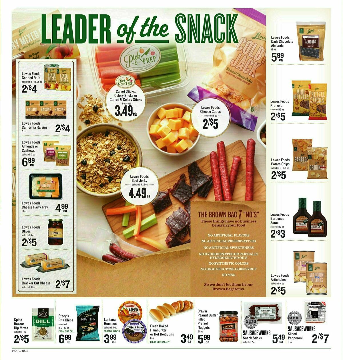 Lowes Foods Weekly Ad from July 10