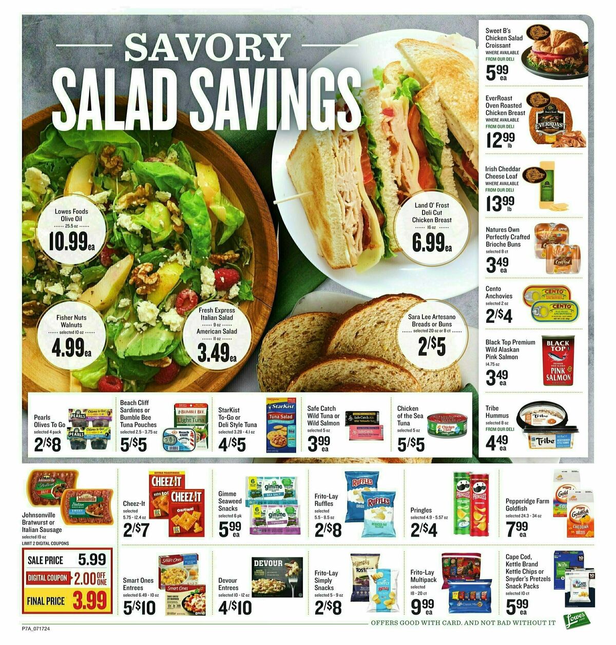 Lowes Foods Weekly Ad from July 17