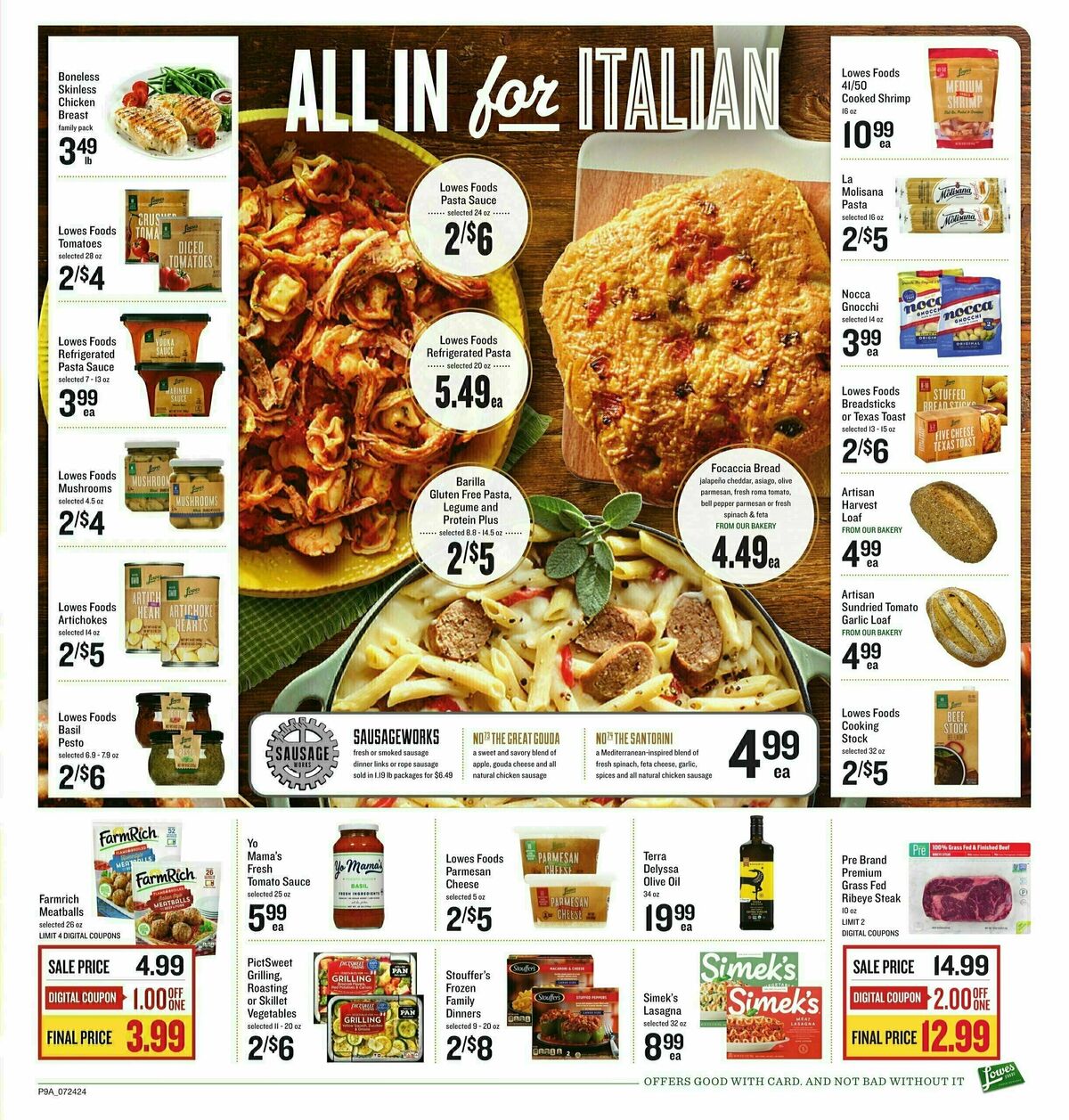 Lowes Foods Weekly Ad from July 24