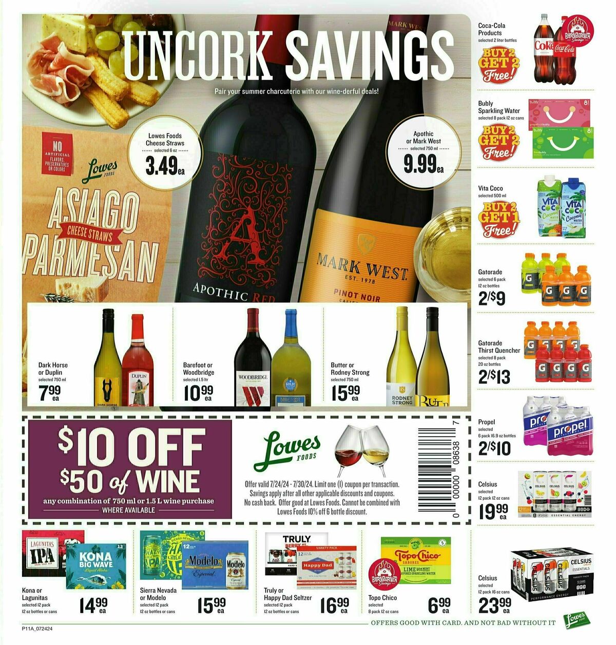 Lowes Foods Weekly Ad from July 24