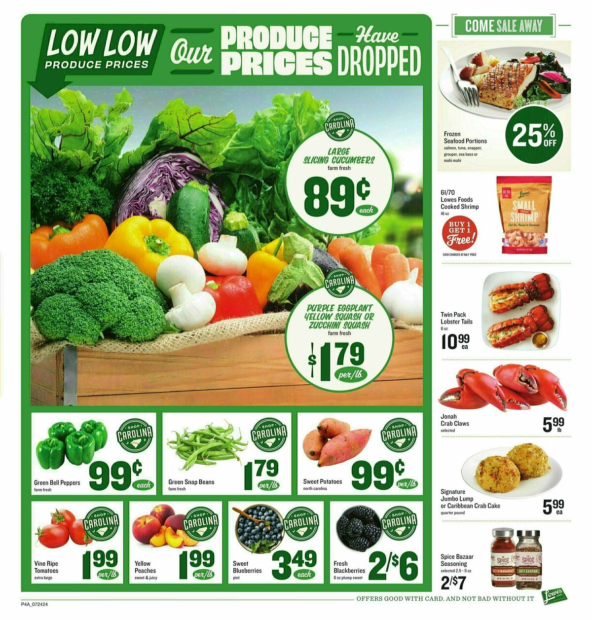 Lowes Foods Weekly Ad from July 24