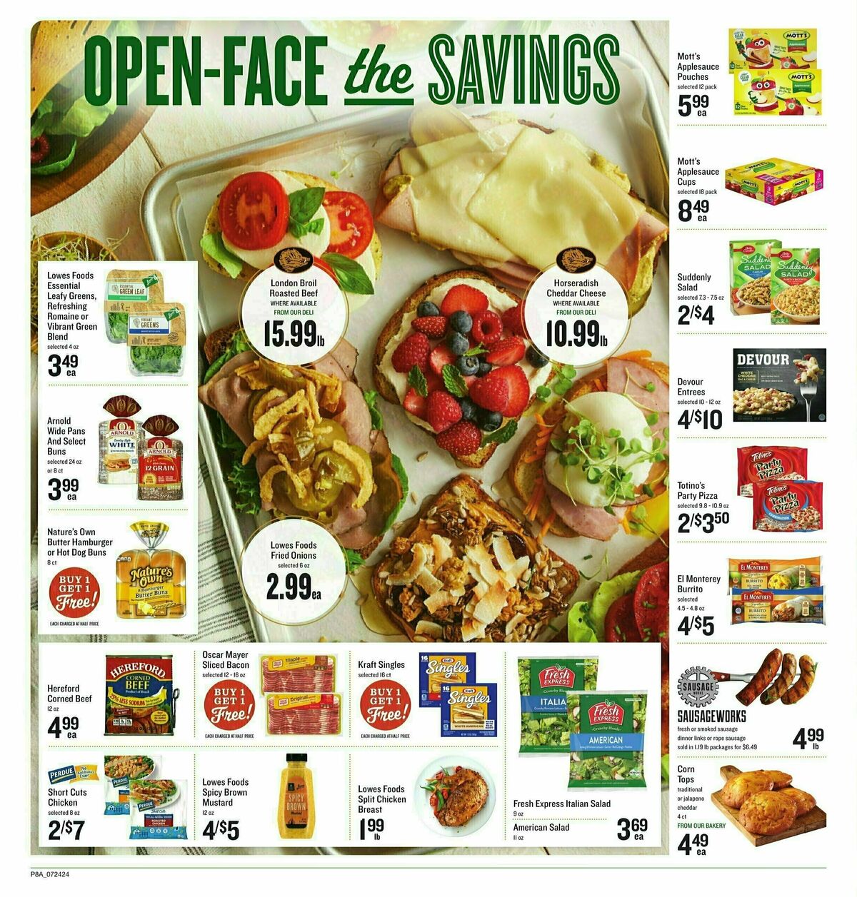 Lowes Foods Weekly Ad from July 24