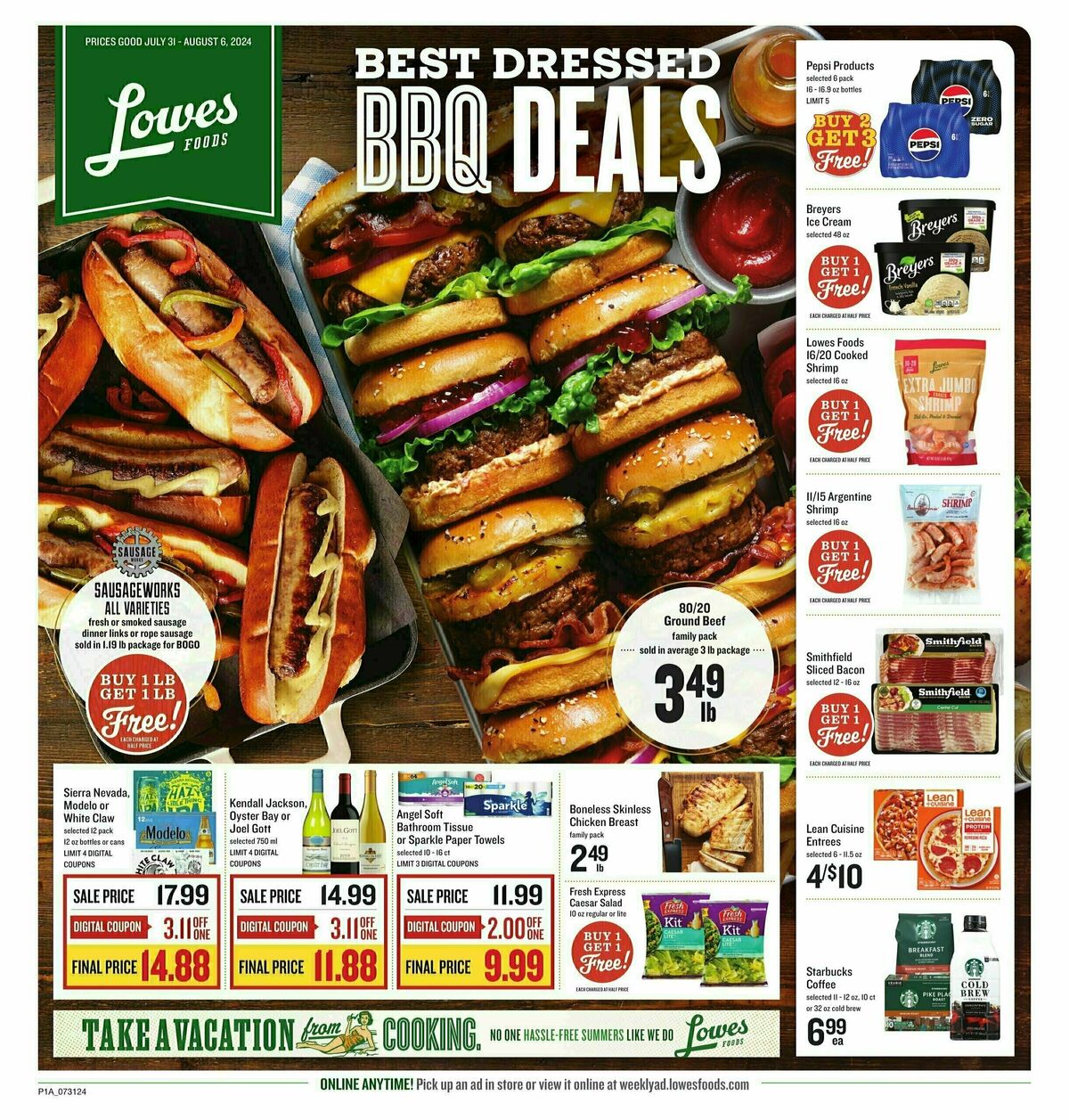 Lowes Foods Weekly Ad from July 31