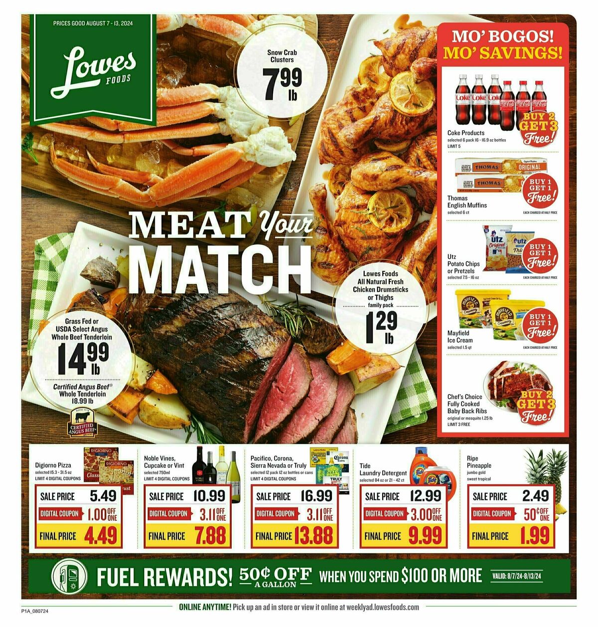 Lowes Foods Weekly Ad from August 7