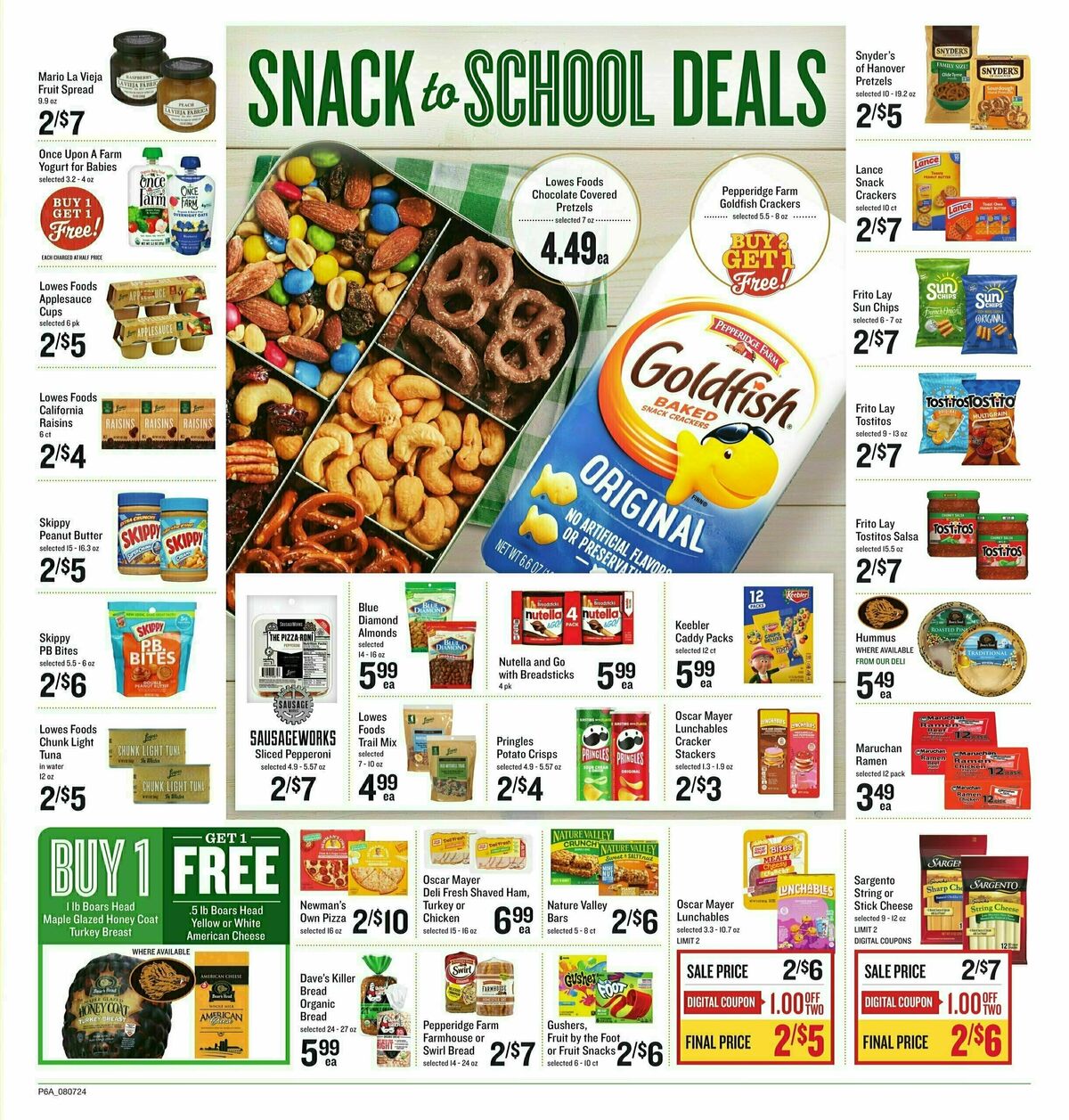 Lowes Foods Weekly Ad from August 7