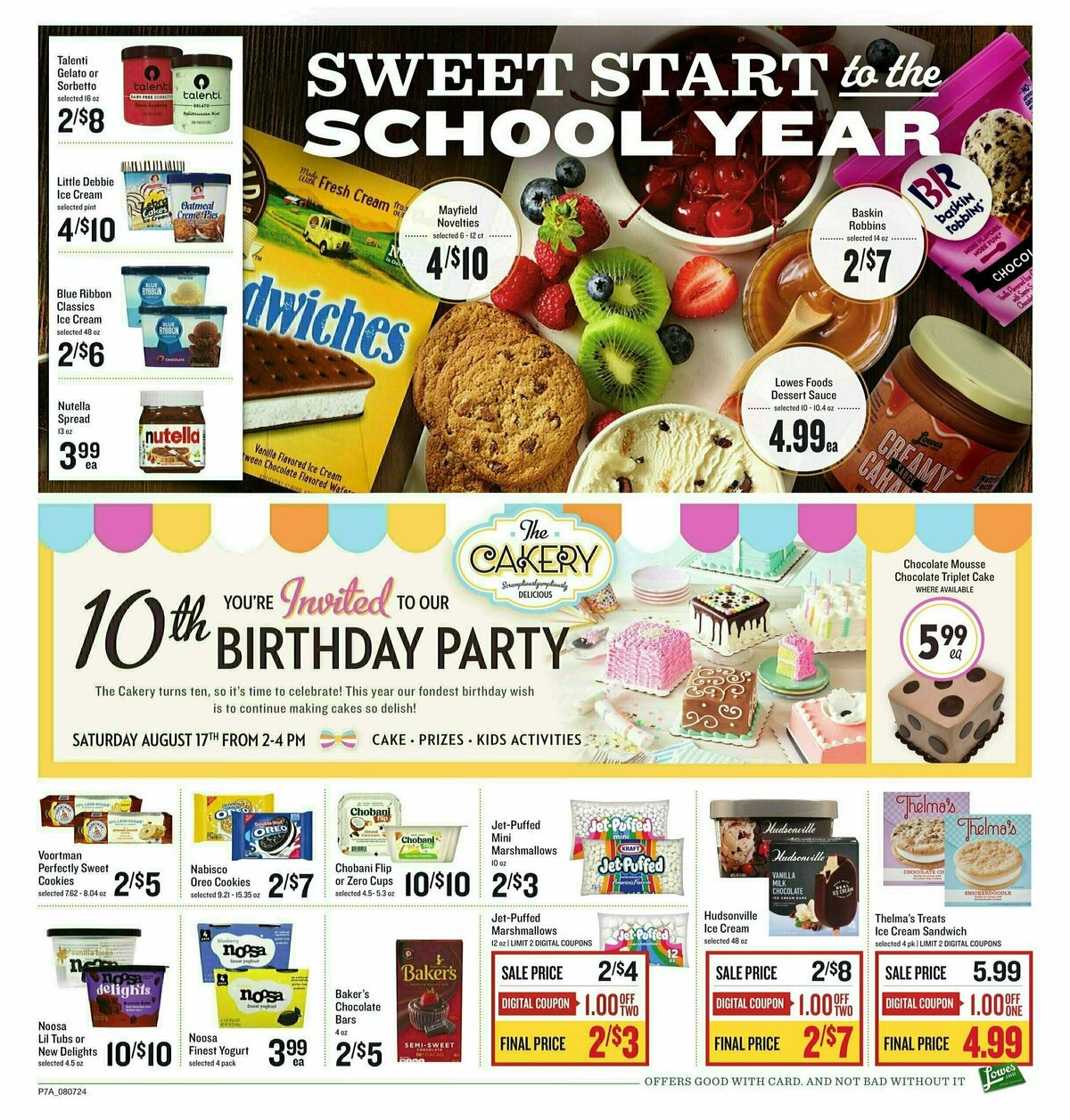 Lowes Foods Weekly Ad from August 7