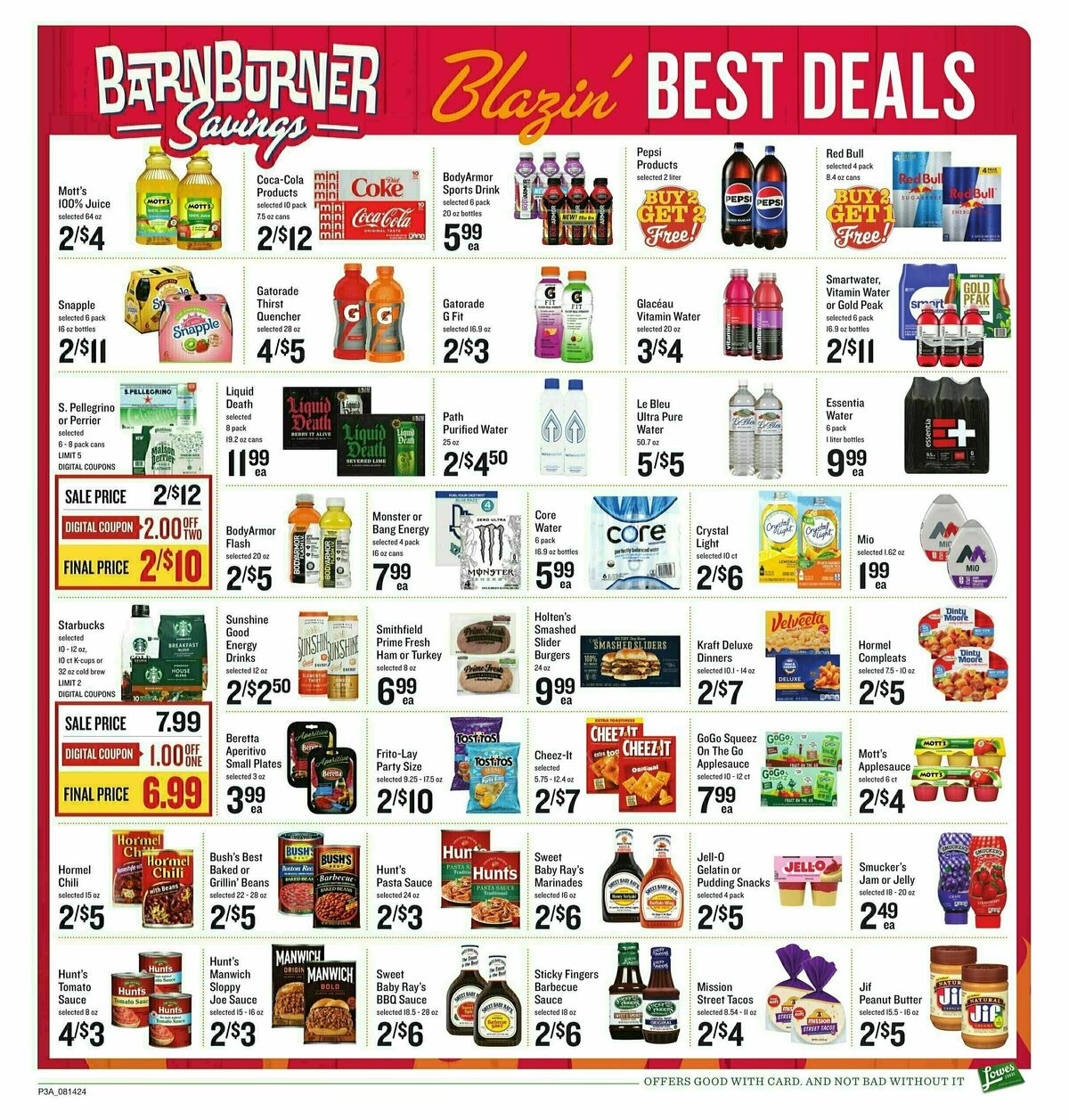 Lowes Foods Weekly Ad from August 14