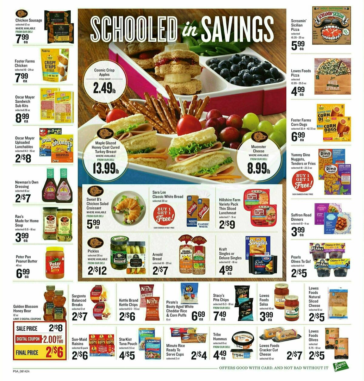 Lowes Foods Weekly Ad from August 14