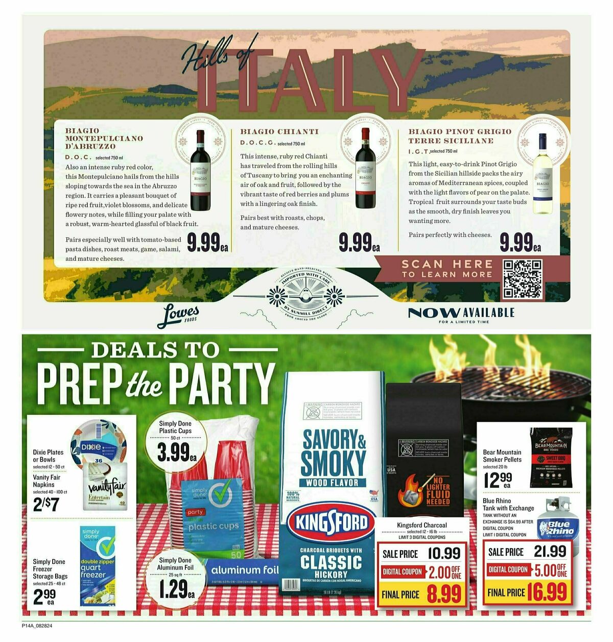 Lowes Foods Weekly Ad from August 28