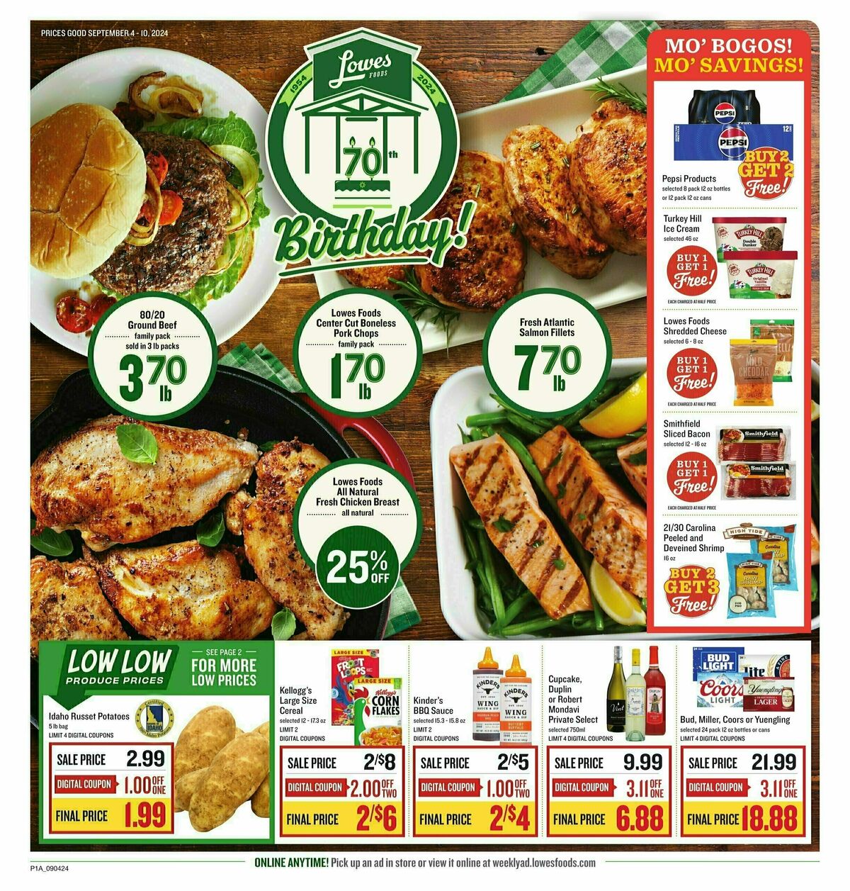 Lowes Foods Weekly Ad from September 4