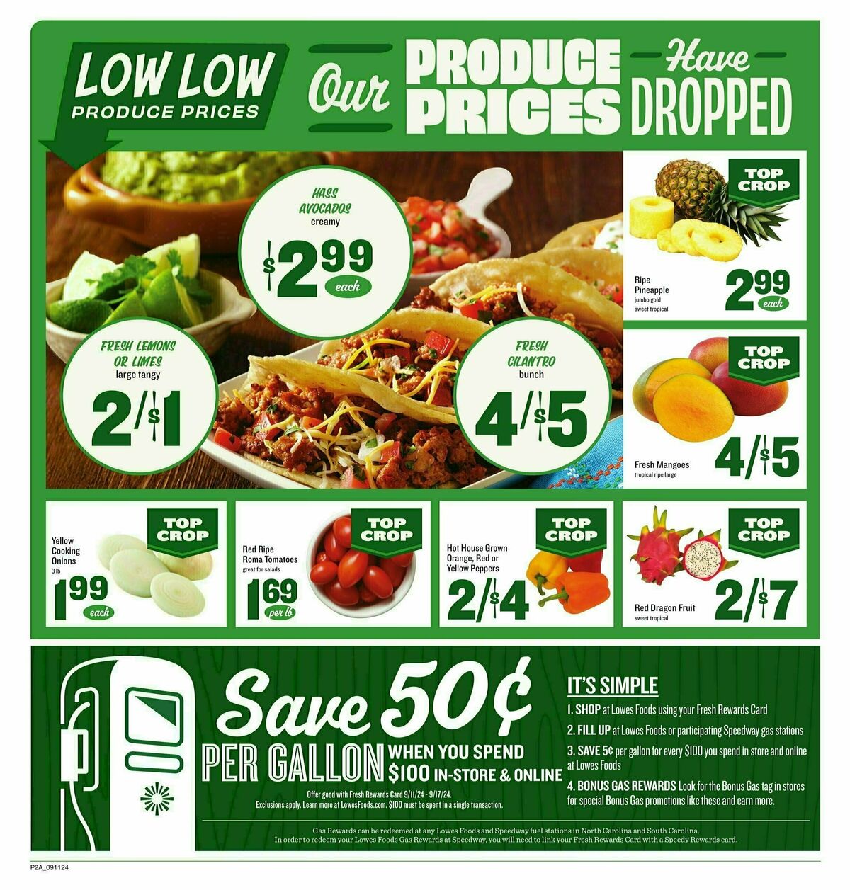 Lowes Foods Weekly Ad from September 11