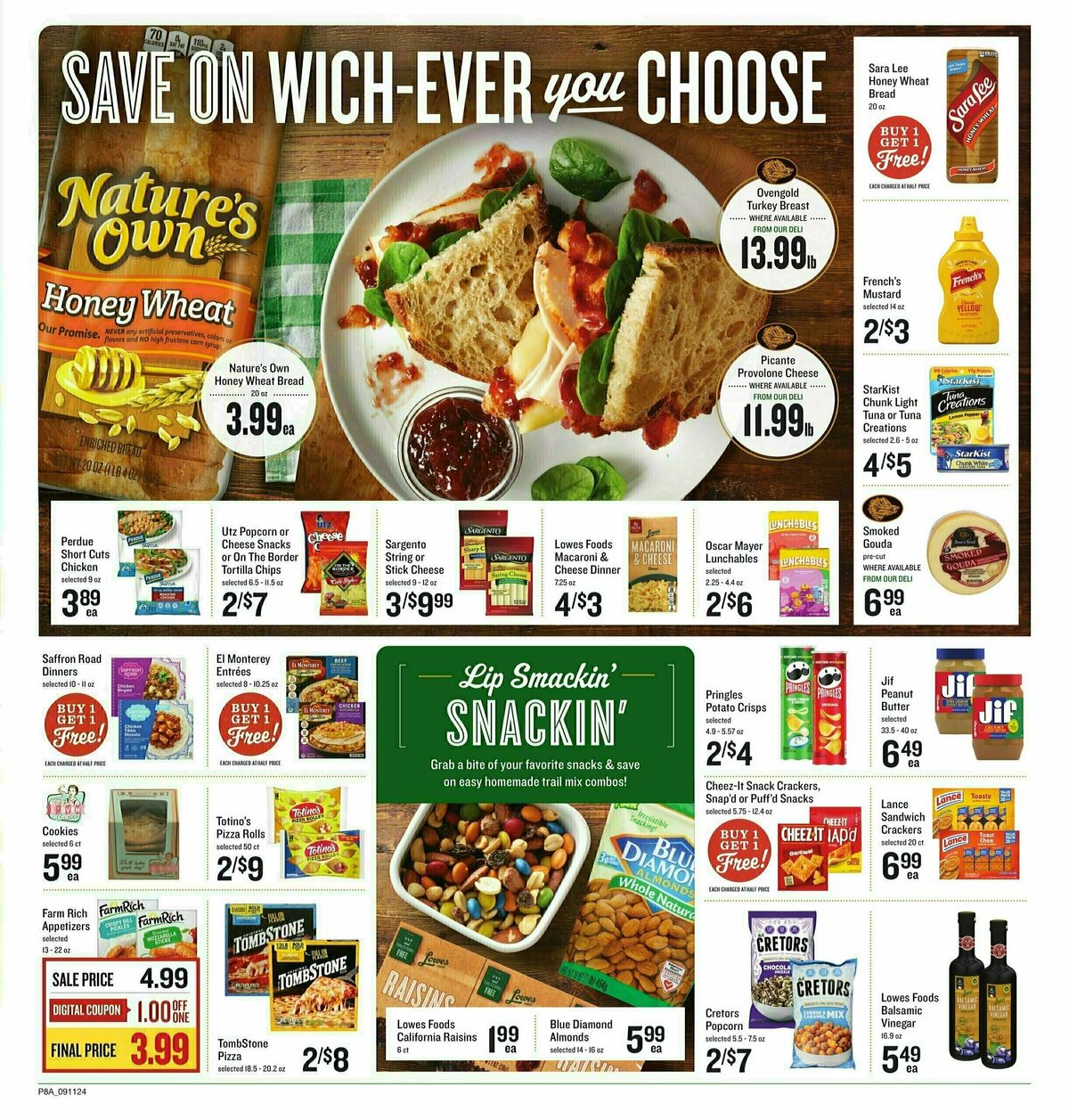 Lowes Foods Weekly Ad from September 11