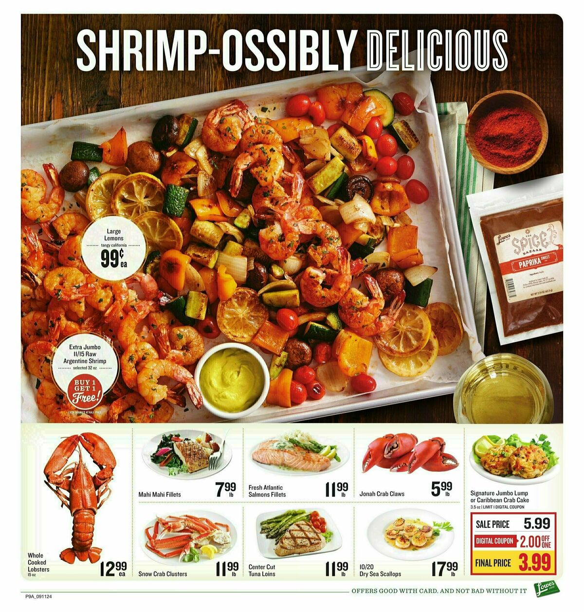 Lowes Foods Weekly Ad from September 11