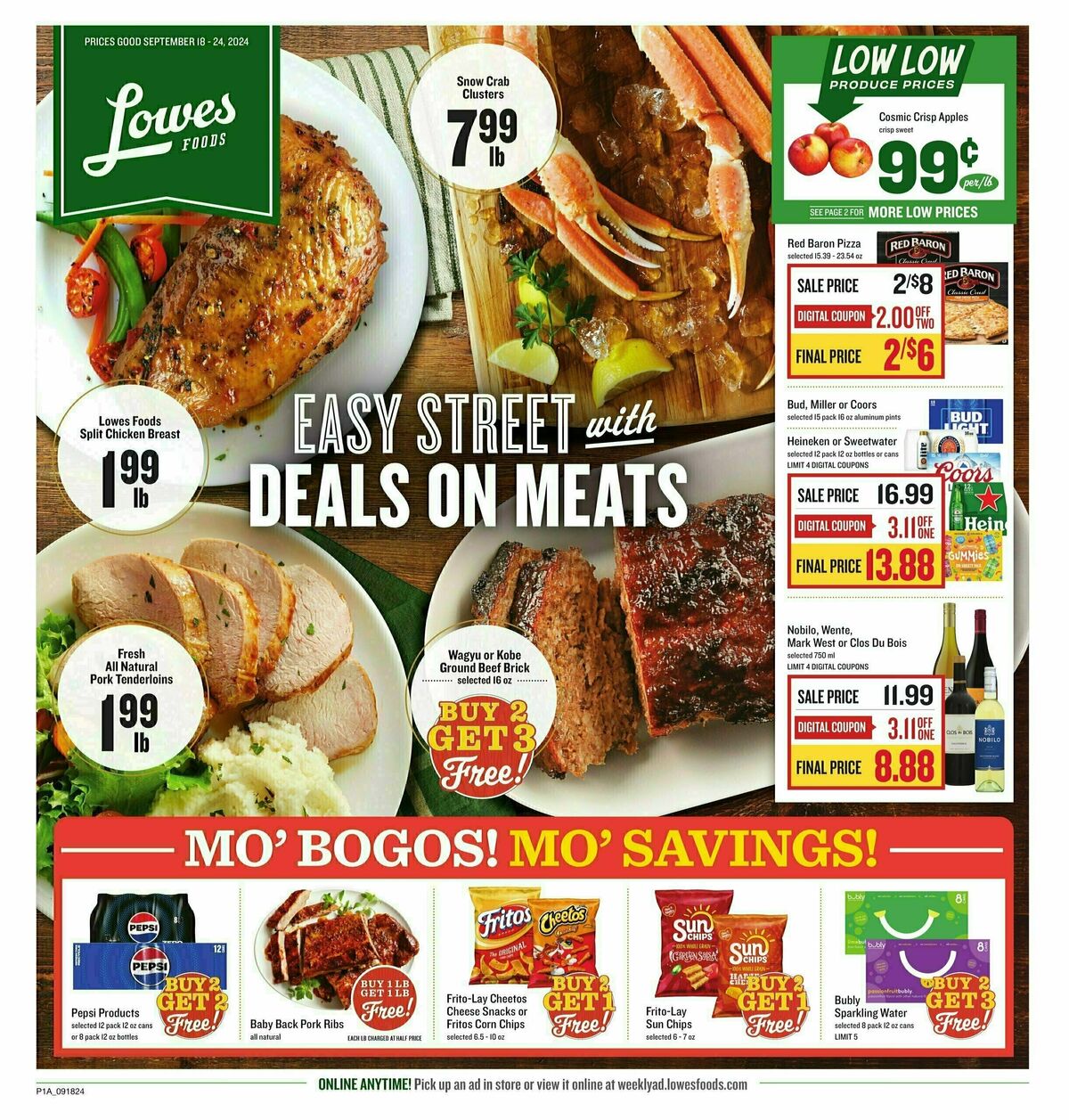 Lowes Foods Weekly Ad from September 18