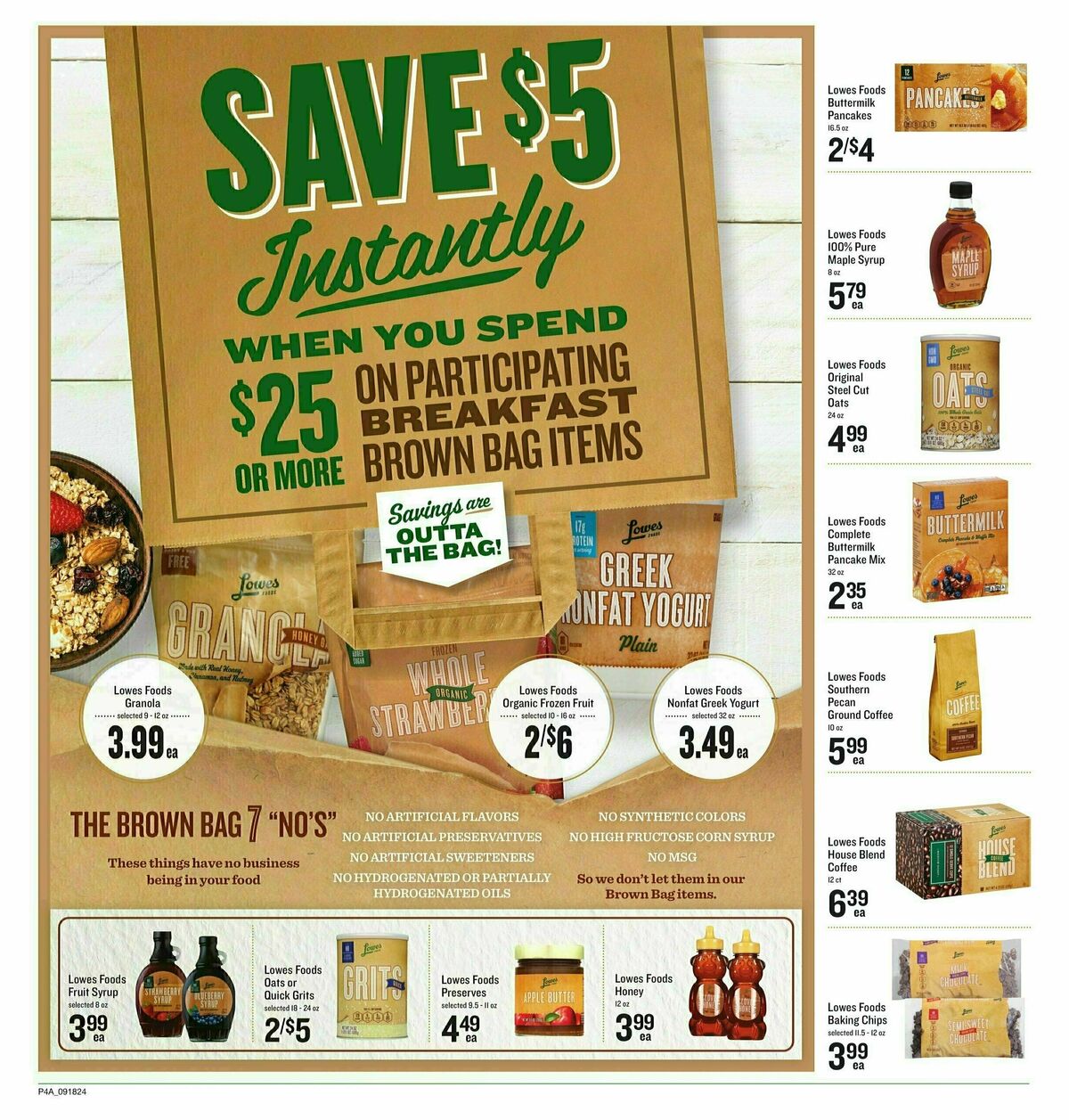 Lowes Foods Weekly Ad from September 18