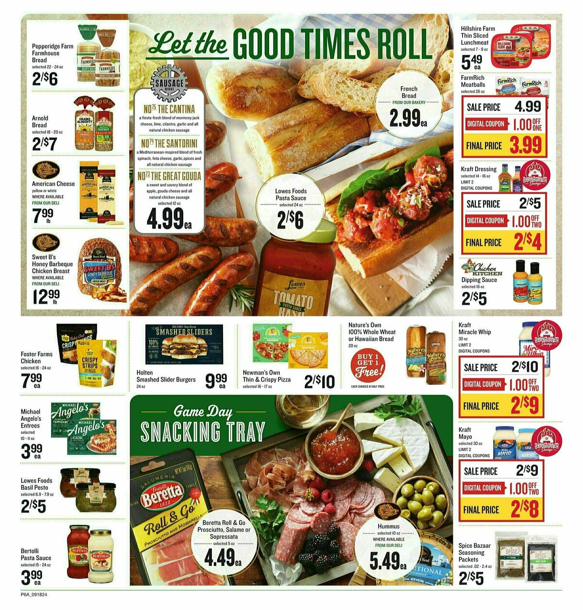 Lowes Foods Weekly Ad from September 18