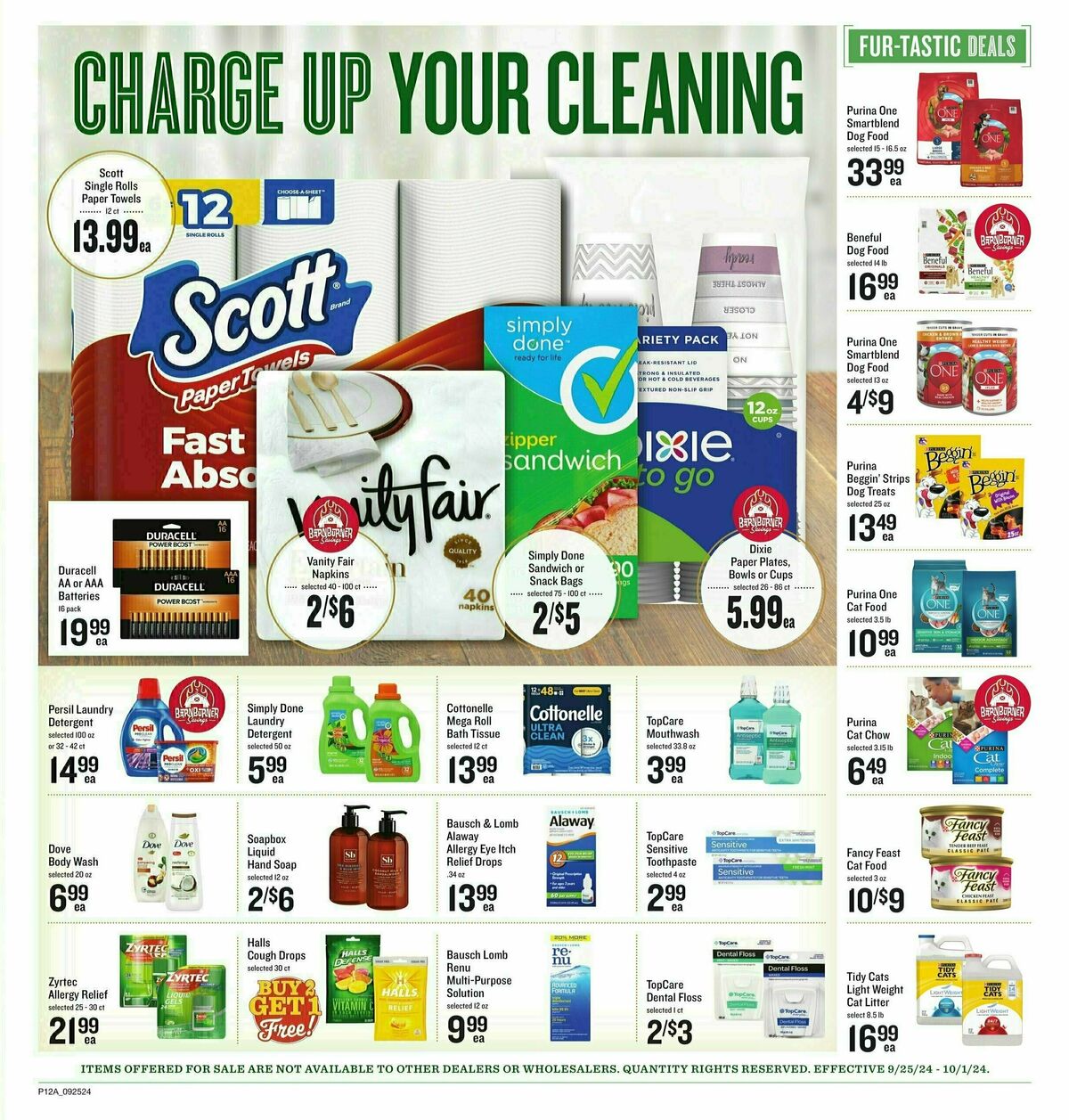 Lowes Foods Weekly Ad from September 25