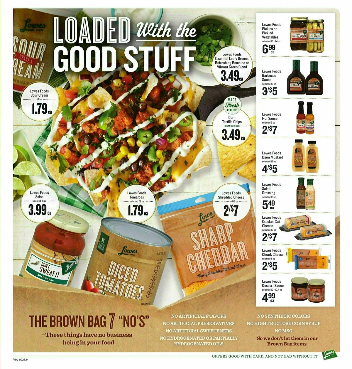 Lowes Foods Weekly Ad from September 25