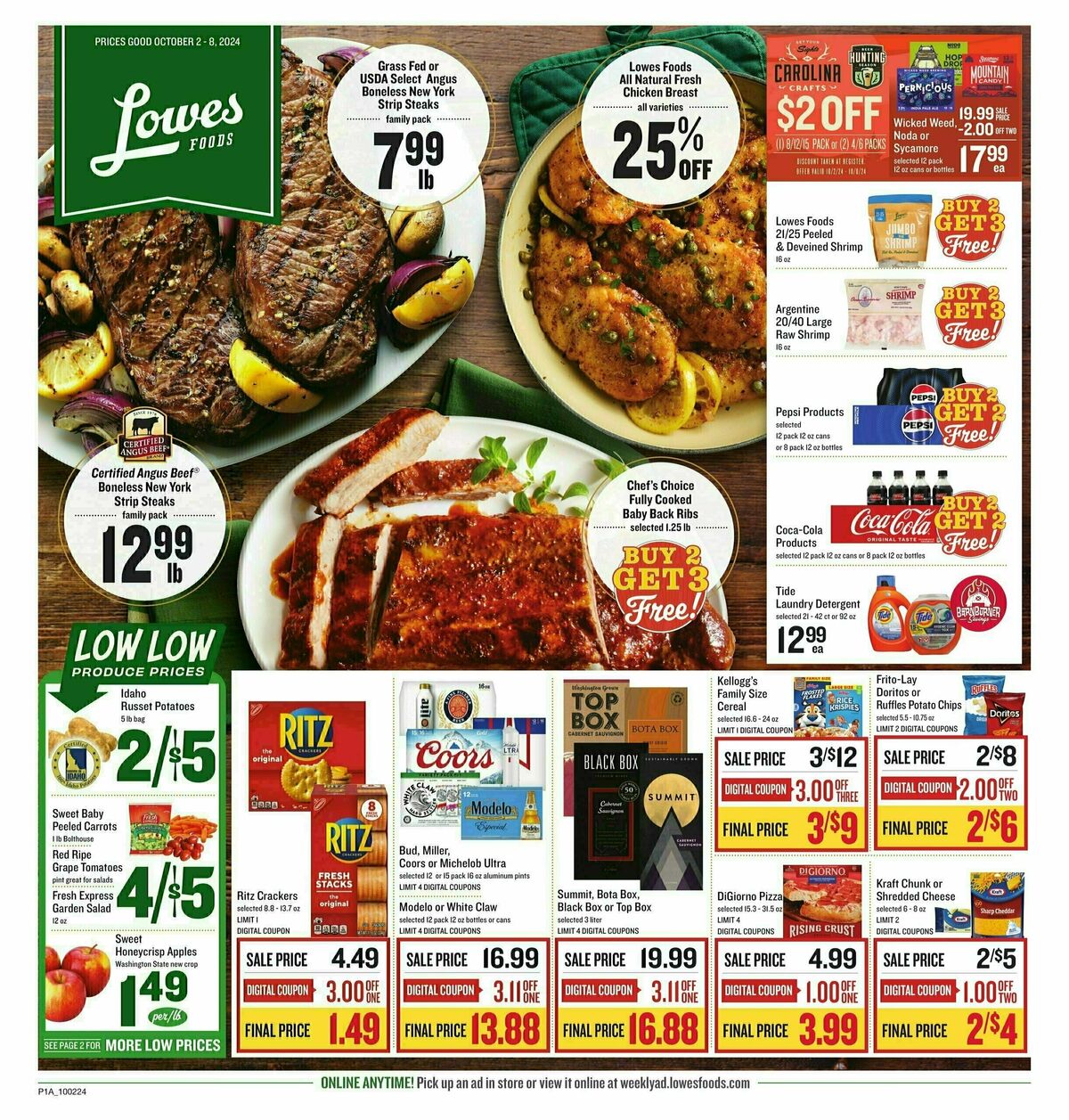 Lowes Foods Weekly Ad from October 2