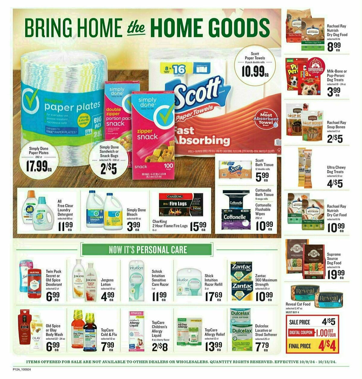 Lowes Foods Weekly Ad from October 9