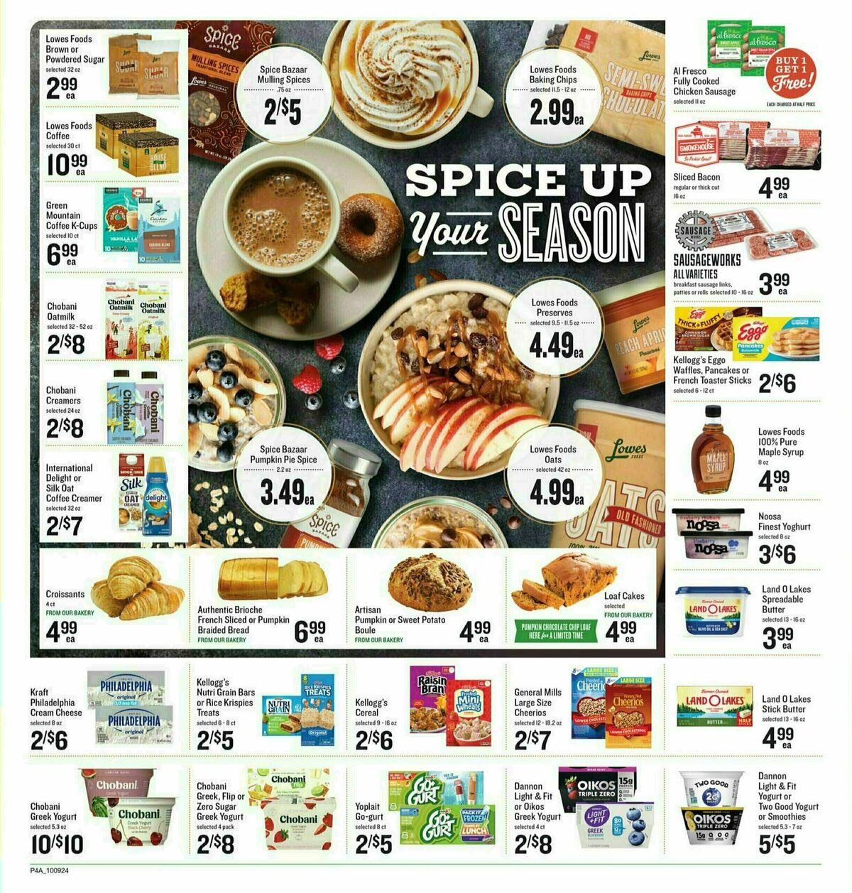 Lowes Foods Weekly Ad from October 9