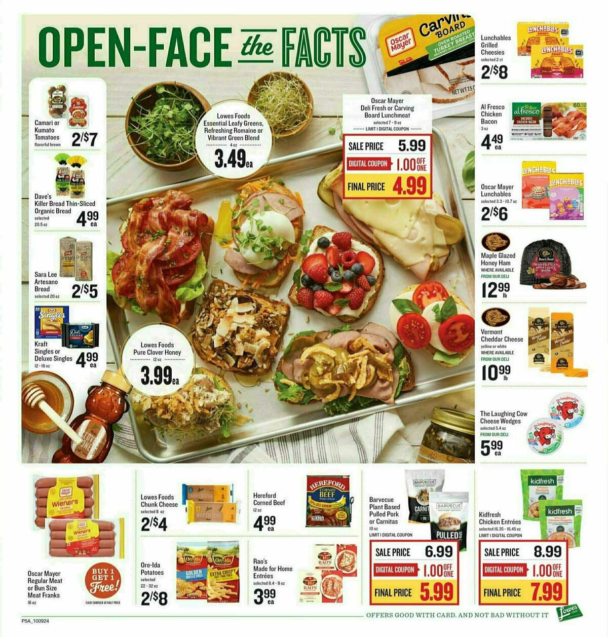 Lowes Foods Weekly Ad from October 9