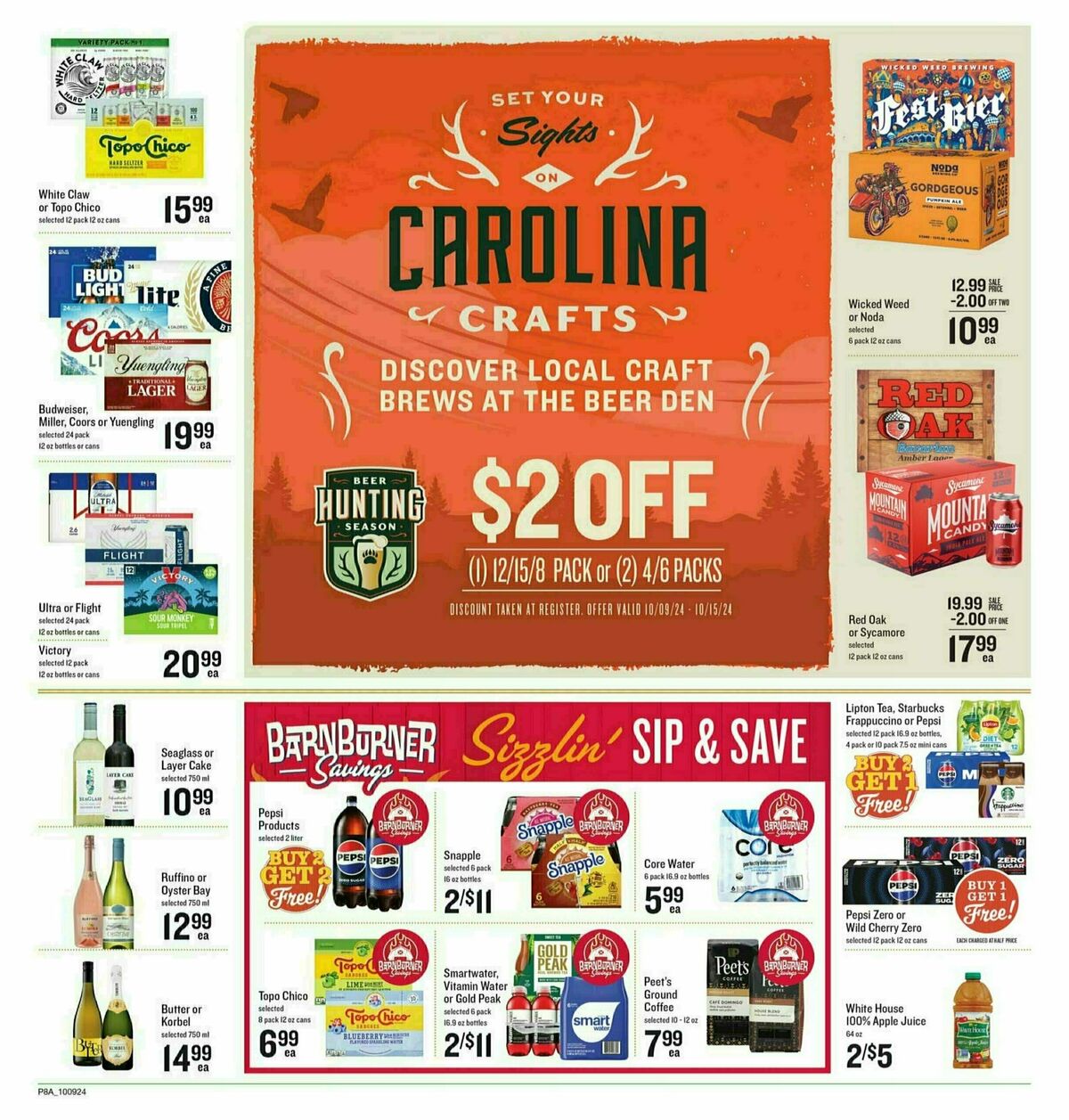 Lowes Foods Weekly Ad from October 9