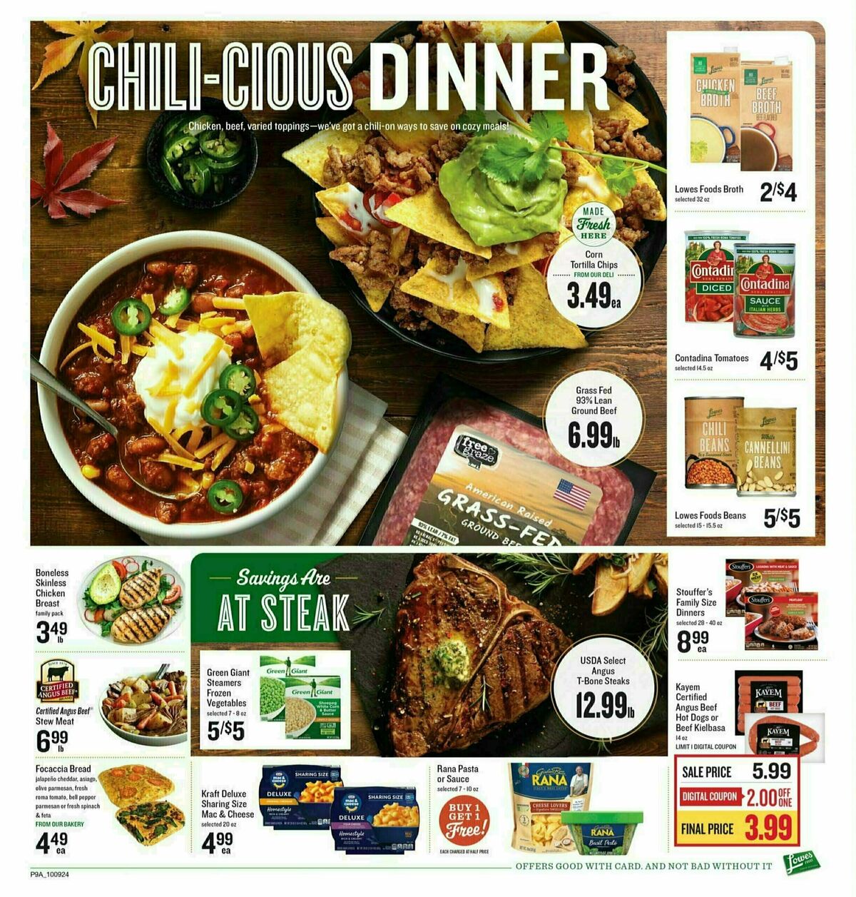 Lowes Foods Weekly Ad from October 9