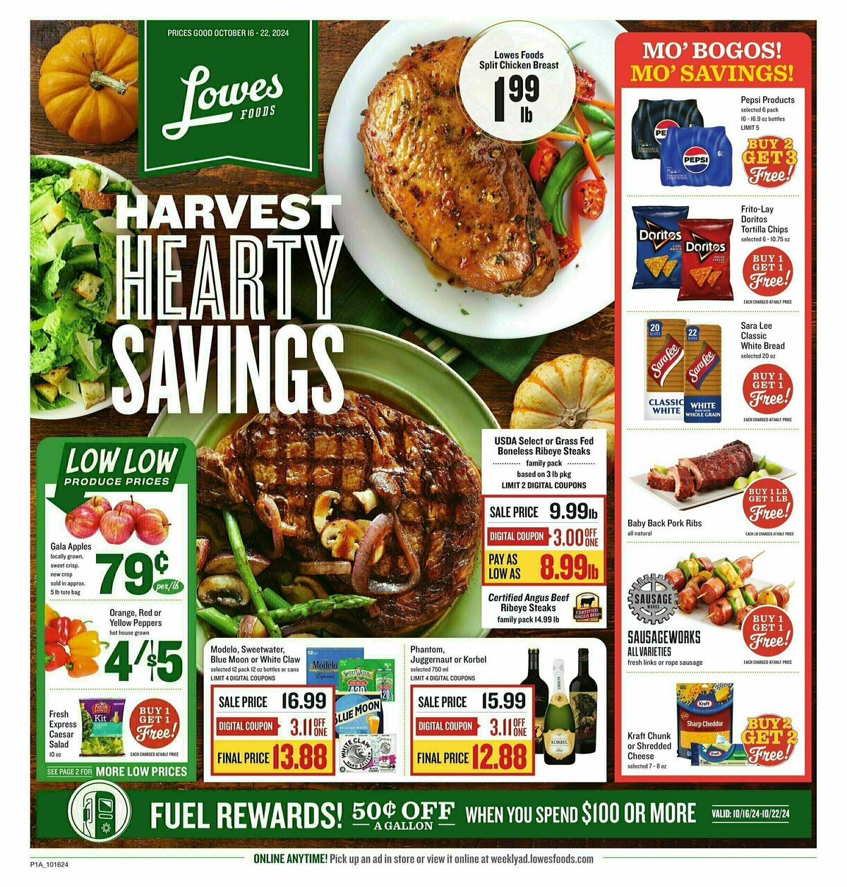 Lowes Foods Weekly Ad from October 16