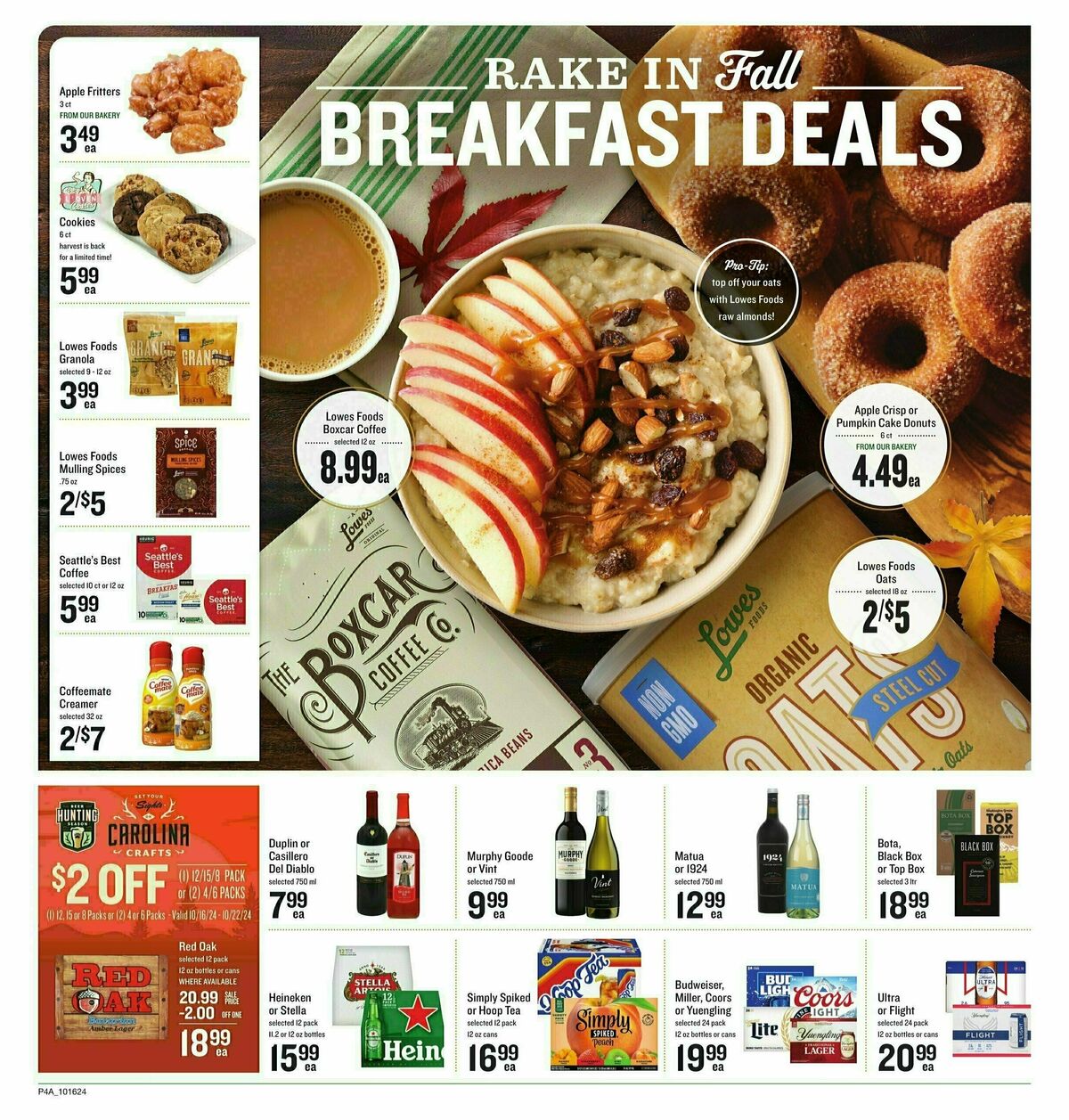 Lowes Foods Weekly Ad from October 16