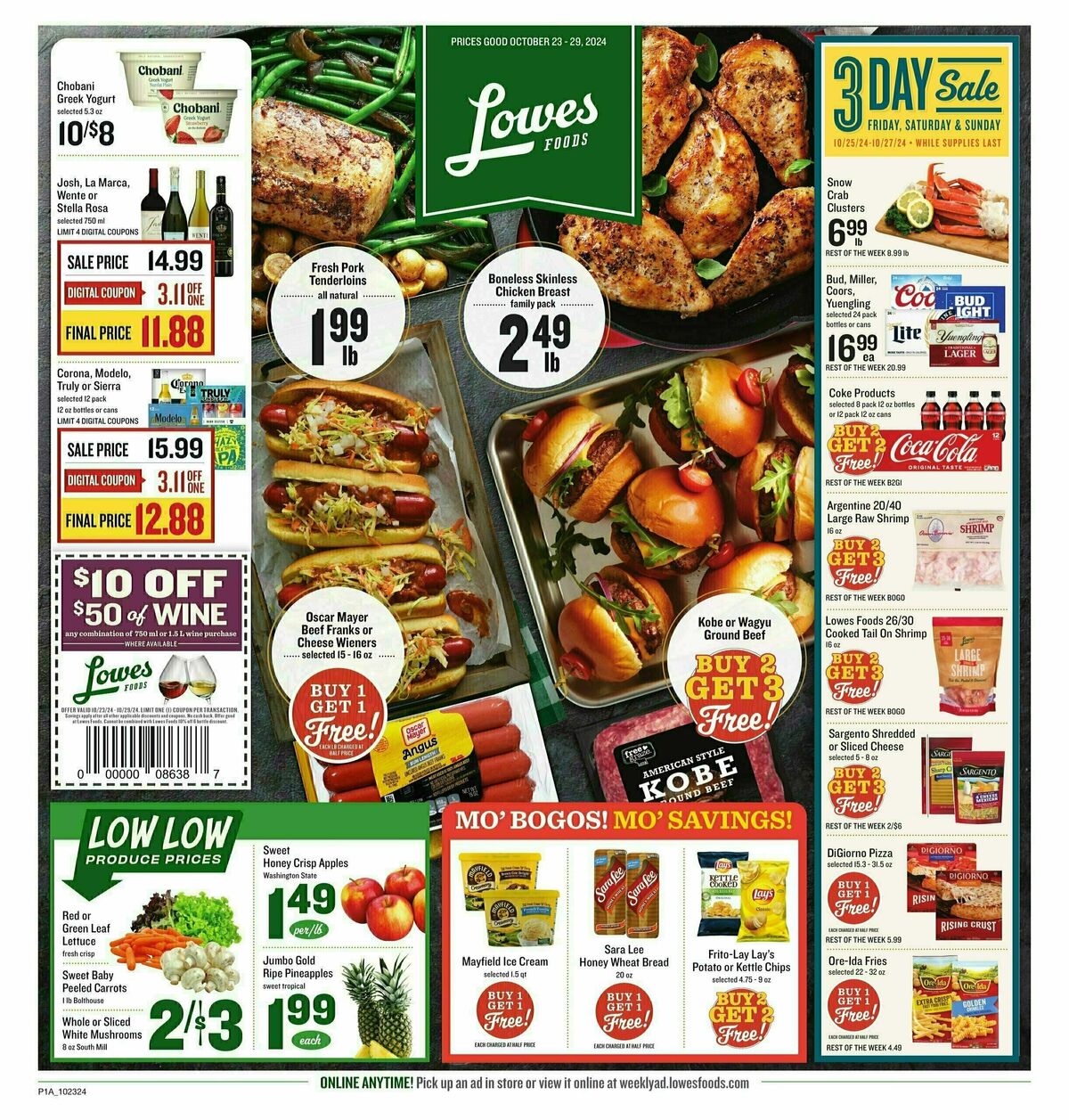 Lowes Foods Weekly Ad from October 23