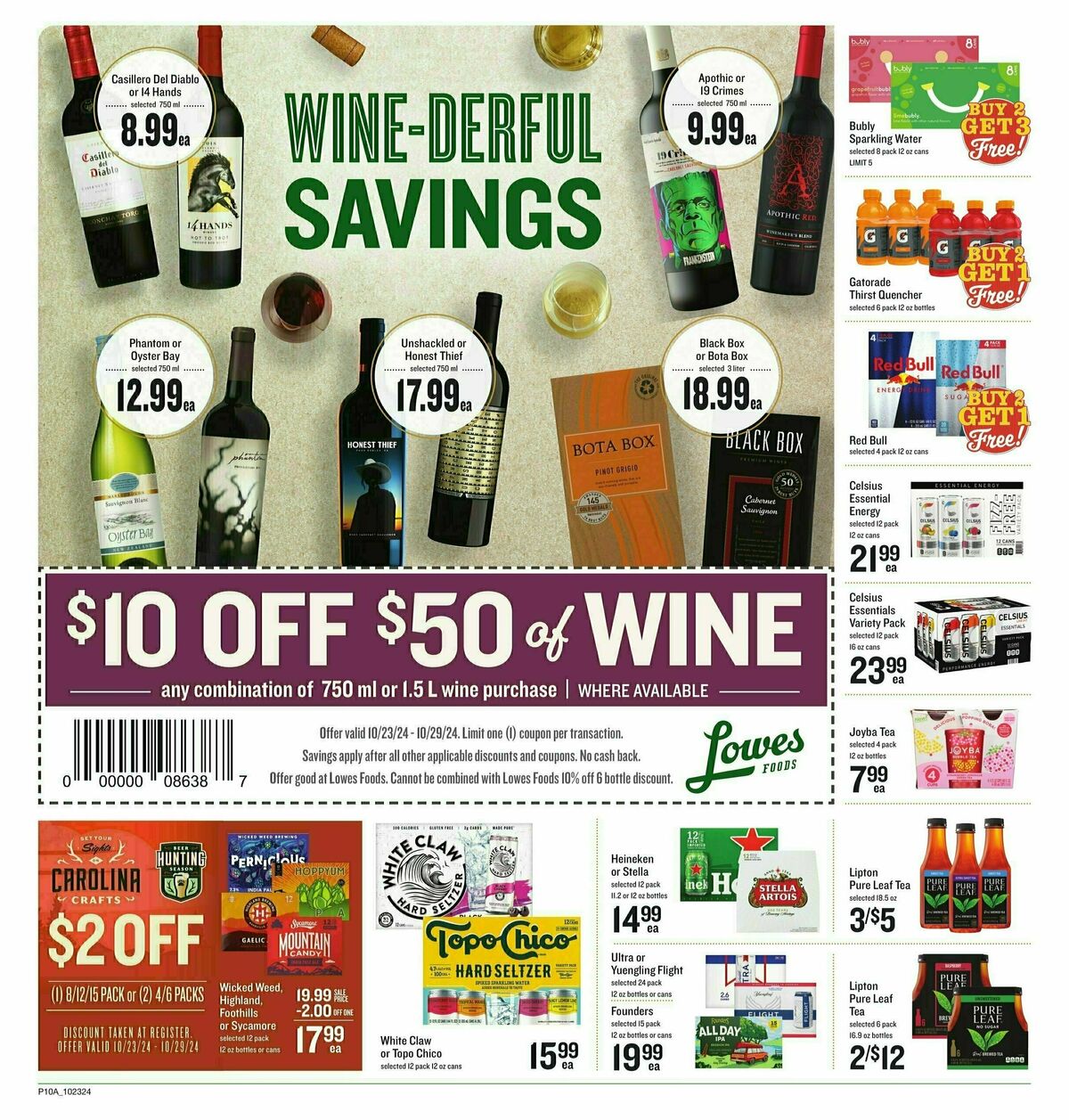 Lowes Foods Weekly Ad from October 23