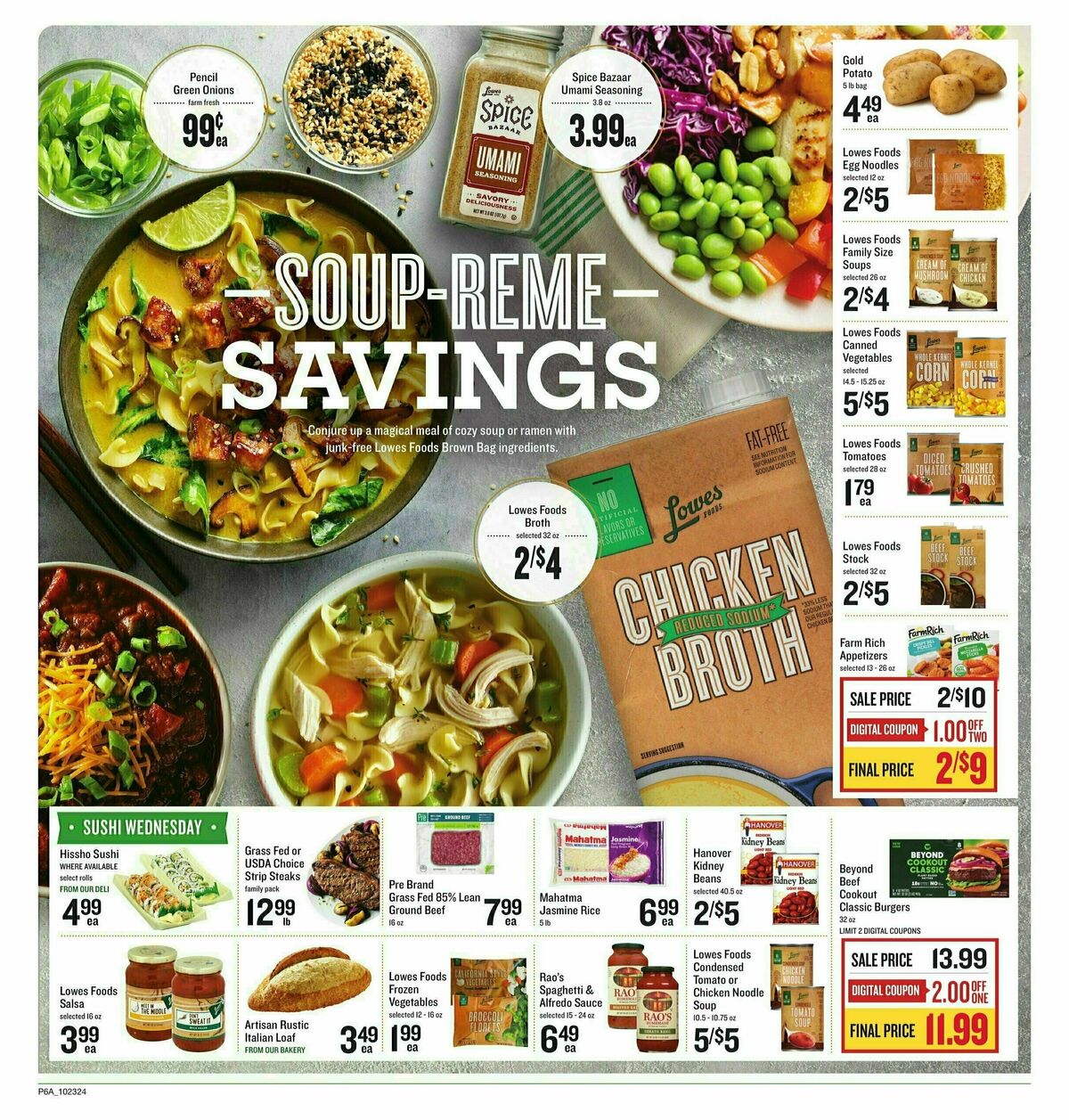 Lowes Foods Weekly Ad from October 23