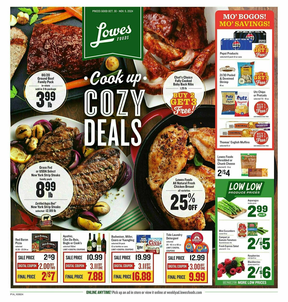 Lowes Foods Weekly Ad from October 30