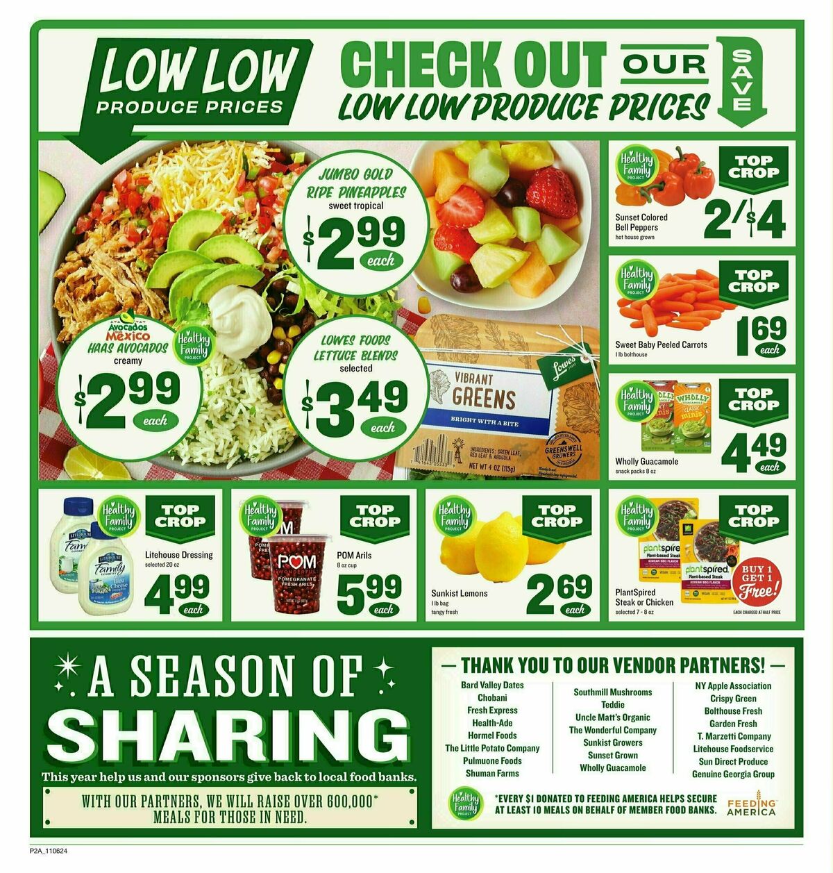 Lowes Foods Weekly Ad from November 6