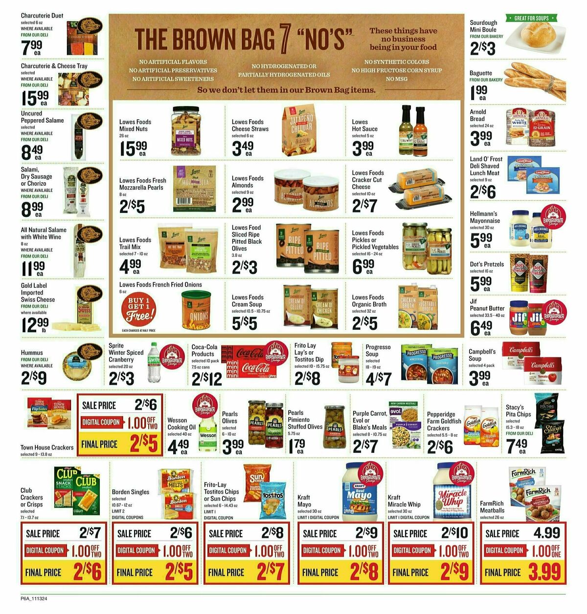 Lowes Foods Weekly Ad from November 13