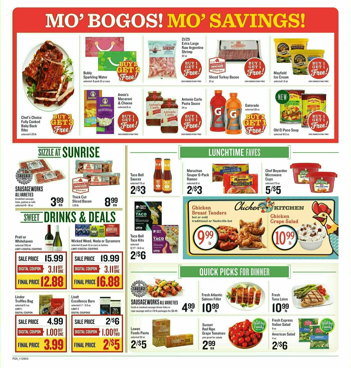 Lowes Foods Weekly Ad from November 29