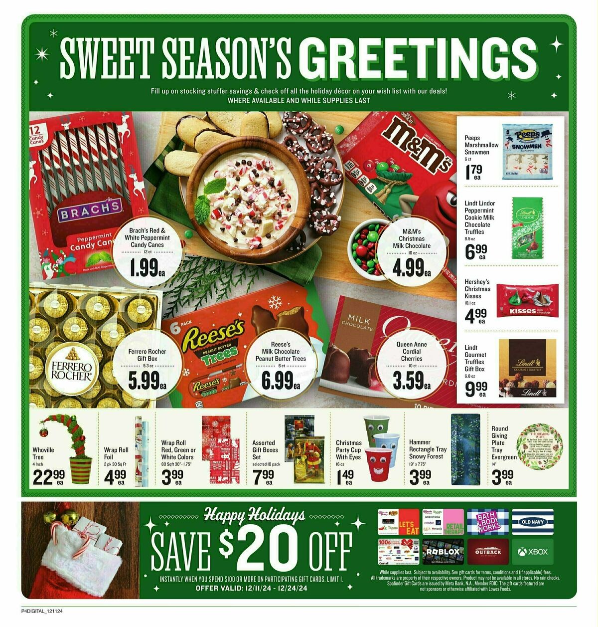 Lowes Foods Weekly Ad from December 11