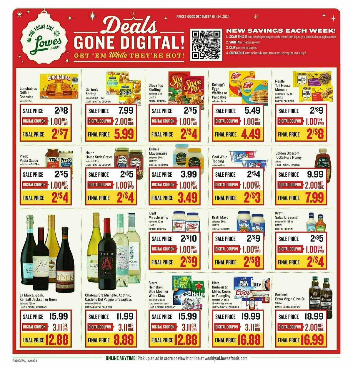 Lowes Foods Weekly Ad from December 18