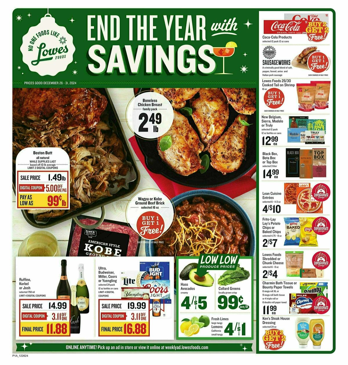 Lowes Foods Weekly Ad from December 25