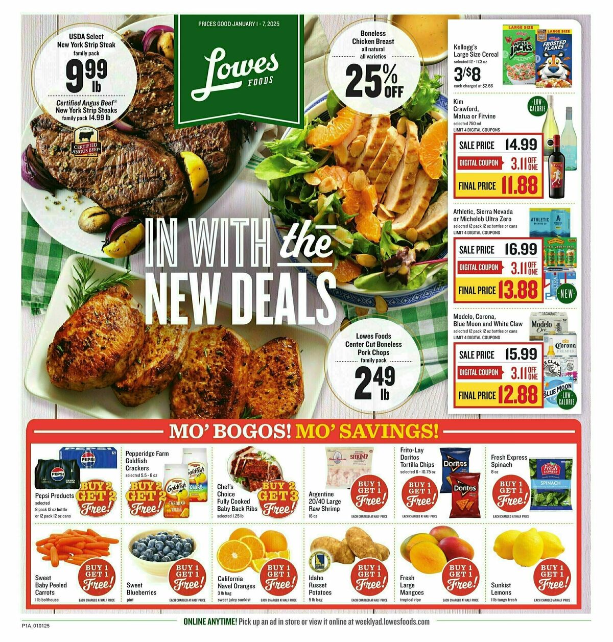 Lowes Foods Weekly Ad from January 1