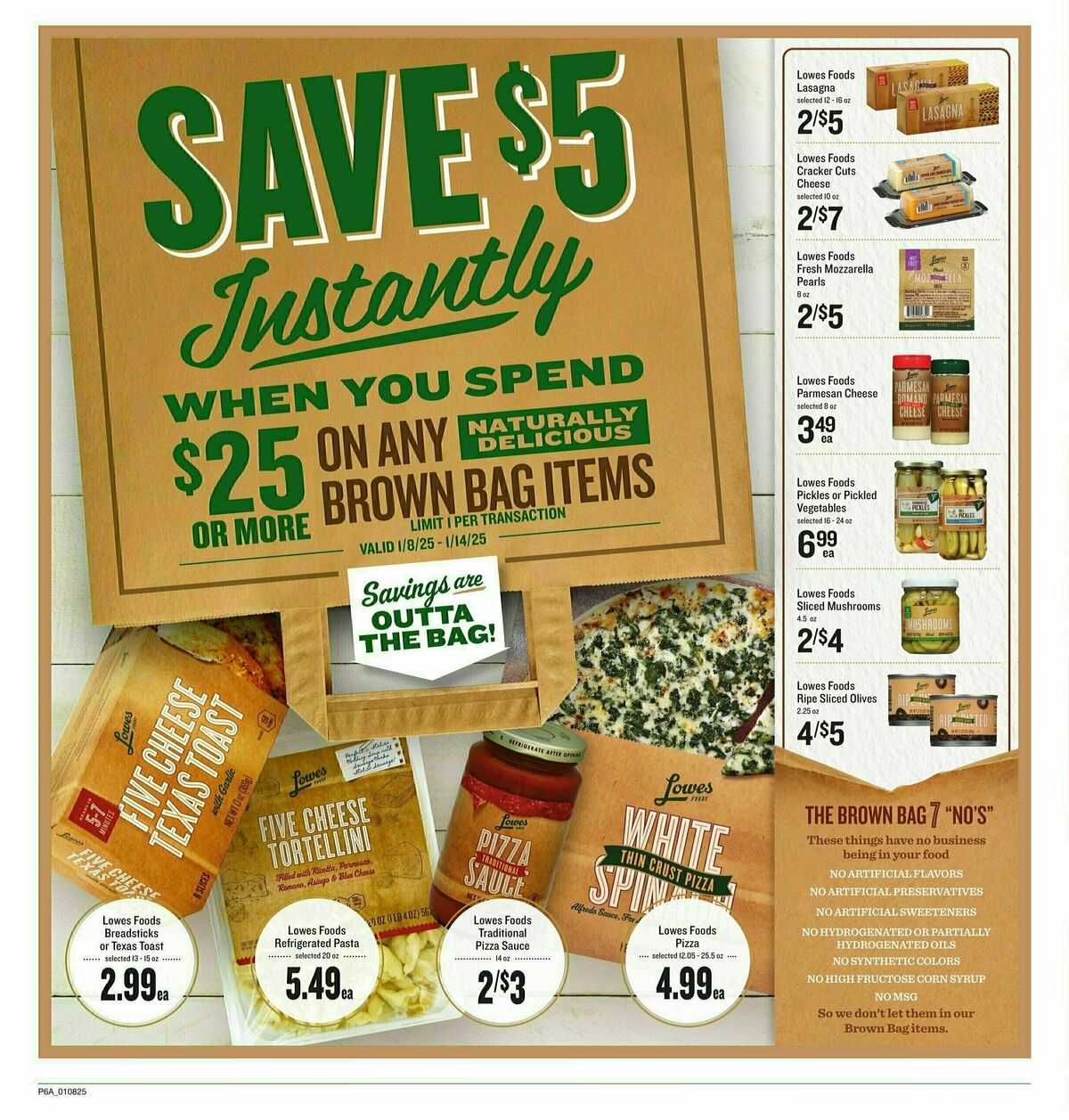 Lowes Foods Weekly Ad from January 8