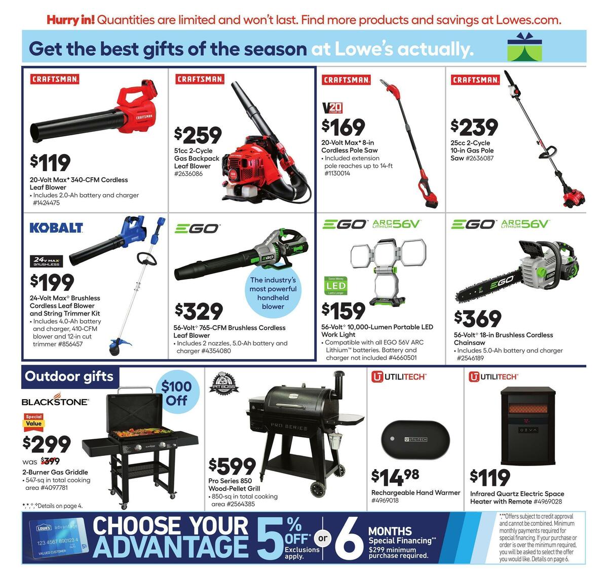 Lowe's Weekly Ad from December 8