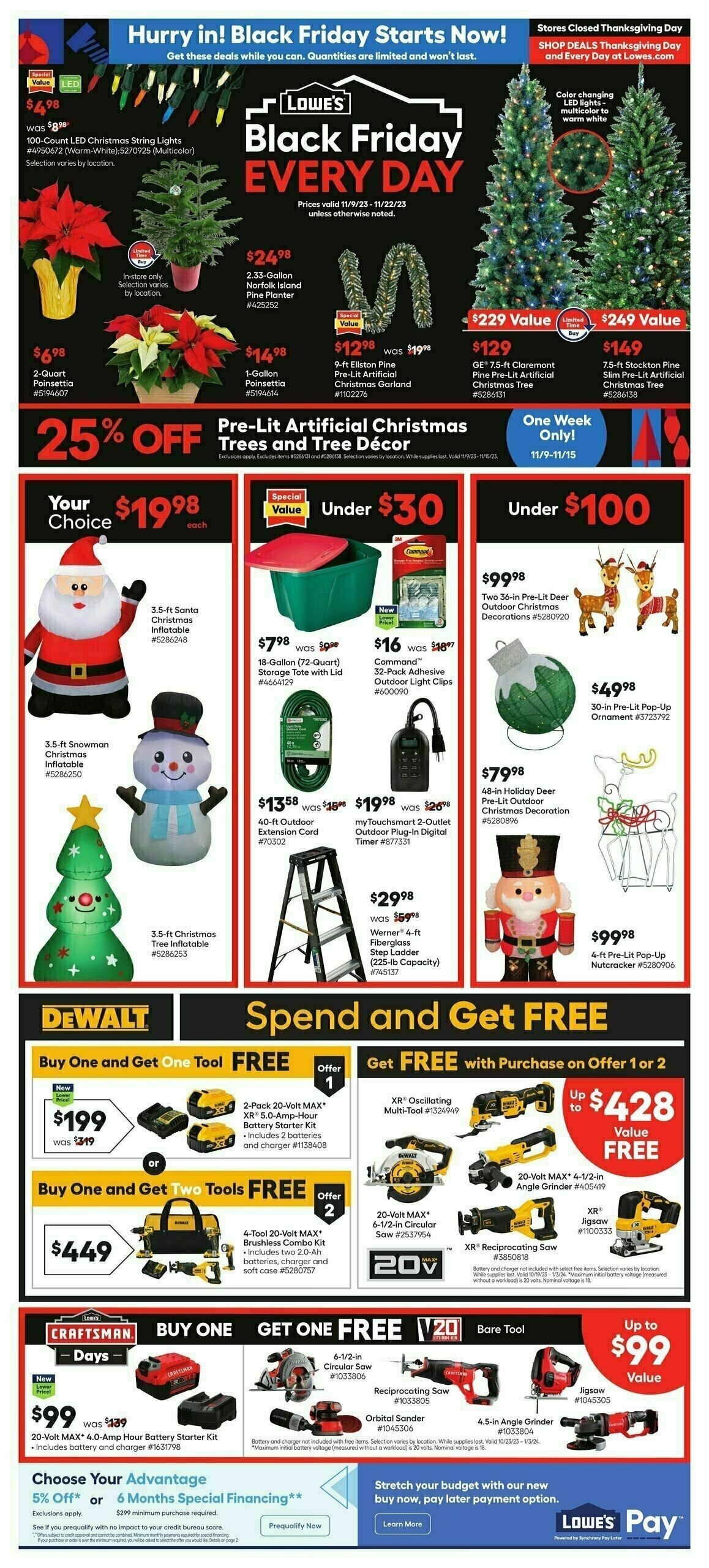 Lowe's Weekly Ad from November 9