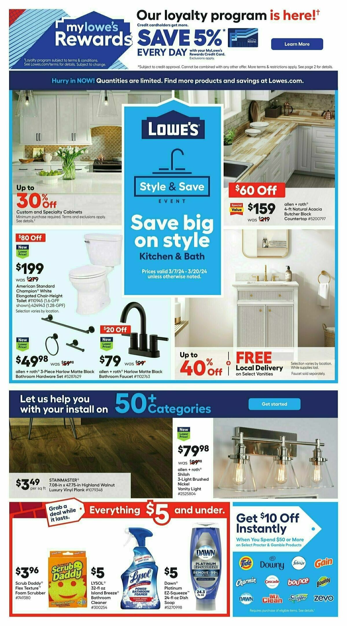 Lowe's Weekly Ad from March 7