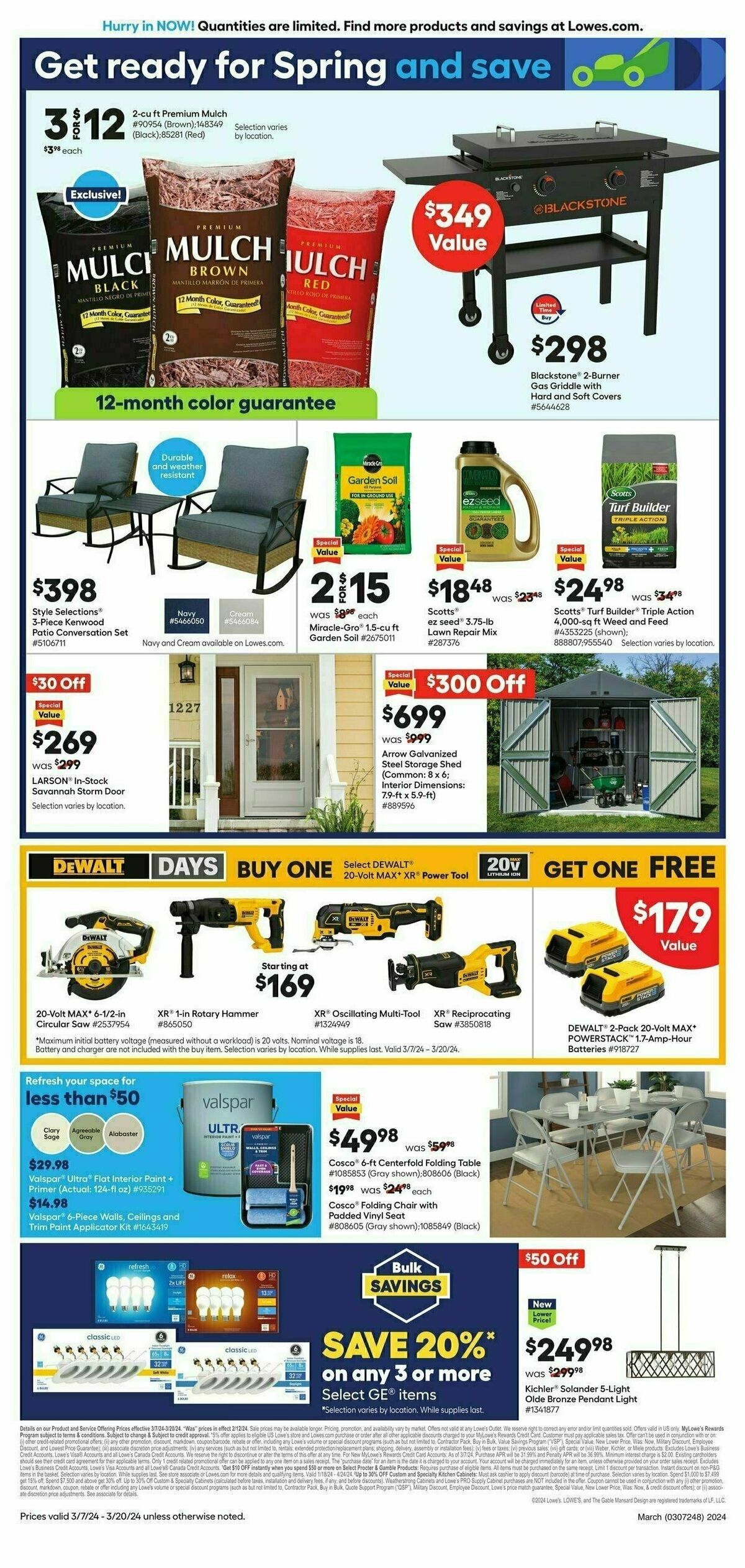 Lowe's Weekly Ad from March 7