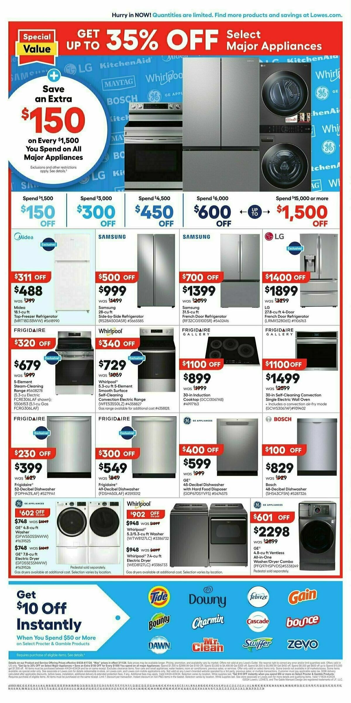 Lowe's Weekly Ad from April 4